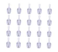 PACKOVE Lot De 20 Tubes Vides En Nid D'Abeille Pour Gloss À Lèvres Transparents En Plastique