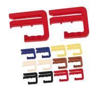 PACKOVE Lot de 24 Boutons de Réglage de Jean, Pinces Serrage-taille Amovibles en Plastique, Accessoires Réducteurs pour Pantalons, Jupes et Robes, Plusieurs Couleurs, Ajusteurs Universels