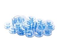 PACKOVE Lot de 25 Pièces 25 en Plastique Bobines Bleues Accessoires Couture Pratiques et Utiles pour Machine à Coudre Domestique pour Usage à Domicile