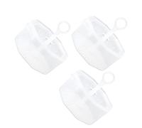 PACKOVE Lot De 3 Barboteurs De Lait Transparents Grosse Capacité 300 Ml Nettoyeur De Visage Manuel Pour Soin Facial Détachable Pratique