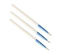 PACKOVE Lot De 3 Pinceaux Eyeliner Ultra-fins à Poils Doux Pour Maquillage Des Yeux, Outil Précis Multifonction Pour Professionnels Et Particuliers, Pour Maquillage Quotidien Et Détails Aegyosal