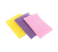 PACKOVE Lot De 3 Serviettes De Bain Éponges Pour Le Corps Serviettes De Massage Exfoliantes Douces Pour Le Exfoliation Lymphatique Débarbouillettes