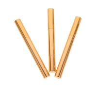 PACKOVE Lot de 3 Stylos Cosmétiques Vides Or de 3ml pour Remplissage D’huile Nutritive pour Ongles, Léger en Plastique et Métal, pour Maquillage et Voyage
