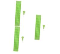 PACKOVE Lot De 3 Tablettes Braille Pour Débutants Tablette D'Écriture Braille Tablette D'Écriture Manuelle Pour Personnes Aveugles Points En Points En Plastique Vert