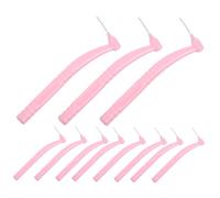 PACKOVE Lot de 30 Brossettes Interdentaires de L Courtes, Brosses Interdentaire Étroites en Plastique, Nettoyage Précis Anti-plaque, Soins Bucco-dentaires pour Maison, Voyage et Hôtel,