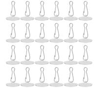 PACKOVE Lot de 30 Sets de Sets de Crochets Adhésifs en Plastique pour Plafond, Légers et Simples, pour Suspendre Objets Légers Cuisine ou Pendant les Fêtes