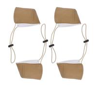 PACKOVE Lot de 4 Couvre-Talons Anti-Usure Unisexes en Caoutchouc Antidérapant Couleur Kaki Protections pour Talons de Chaussures de Conduite Coussinets Réutilisables pour Voiture et