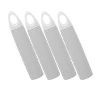 PACKOVE Lot de 4 Embouts de Manche de Balai en Plastique Léger Gris Foncé 22 Mm, Poignées de Rechange Compatibles Balais et Pelles à Poussière, Accessoire de Nettoyage Pratique pour Usage