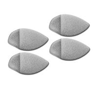 PACKOVE Lot De 4 Éponges Exfoliantes Triangulaires Visage Goutte D'eau En Polyuréthane Non Latex Pour Peaux Sensibles Démaquillage Nettoyage Précis Quotidien