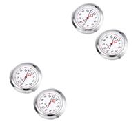 PACKOVE Lot de 4 montres de table pour infirmières - Broche à suspendre - Matériau du miroir : miroir en verre ordinaire - Numéro Miss Number, Argent - 1 x 2 pièces, 3X3CMx2pcs, Moderne