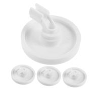 PACKOVE Lot De 4 Roulettes Pour Lave-Vaisselle Pieds Petit Appareil De Vidange Support De Poulie Accessoires De Lavage Roulettes Accessoires Pour Lave-Vaisselle Plastique Blanc