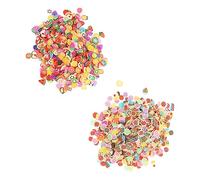 PACKOVE Lot De 4000 Breloques En Pâte Polymère 3d Pour Décoration Des Ongles, Motifs Fruits Et Gâteaux, Accessoires Diy Manucure, Création Bijoux Et Loisirs Créatifs