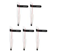 PACKOVE Lot de 5 Gaines Transparentes pour Embout de Canne à Pêche, Protection Chocs et Impacts, Accessoires Pêche Légers et Flexibles pour Usage en Eau Douce Mer