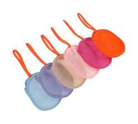 PACKOVE Lot de 6 Paquet à Savonnette Moussants en Filet Doux Bain - Format Voyage Léger - Séchage Rapide - Paquet Exfoliant Multi-Usage pour Savons Solides et Nettoyage en Profondeur