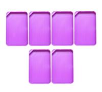 PACKOVE Lot de 6 Plateaux en Plastique pour Strass et Perles, Outils de Tri pour Tableau de Diamants de Joaillerie, Conteneurs Pointus pour Loisirs Créatifs et Fabrication de Bijoux