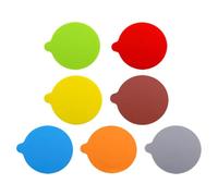 PACKOVE Lot de 7 Pièces de Patins en Silicone Antidérapants et Isolants Thermiques pour Ouvre-bocaux Multifonctions, Accessoires Pratiques Cuisine Facile