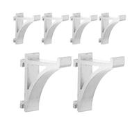 PACKOVE Lot de 8 Clips D'étagère en Aluminium pour Réfrigérateur Surface Lisse et Finition Polie, Supports Robustes pour Congélateur et Installation Facile