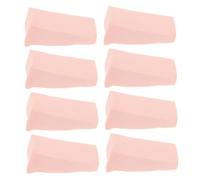 PACKOVE Lot De 8 Éponges Dégradées Pour Nail Art Outil De Pédicure Manucure LED Triangle UV Maquillage Pour Bébé Éponge Décorative Éponge Cosmétique Rose
