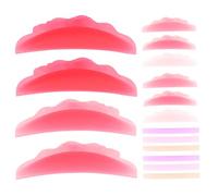 PACKOVE Lot De 8 Paires De Coussinets D'Espacement Pour Cils Grands Coussinets Pour Recourbe-Cils Bandes Accessoires Pour Cils Recourbe-Cils Réutilisables Rehaussement De Cils