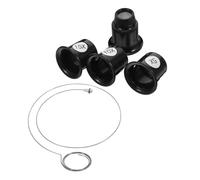 PACKOVE Loupe de Montre Professionnelle 5X 10x 15x 20x en Verre Optique Transparent Ensemble D’Outils de Réparation Horloger Léger Portable pour Bijoutier et Entretien Minutieux