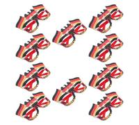 PACKOVE Lunettes de Football Coupe du Monde Drapeau Allemagne, Accessoires Portables et Réutilisables pour Fête de Football et Tournoi, Design Patriotique en Pp et Feutre