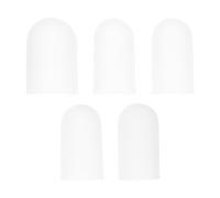 PACKOVE Manchons Antidérapants Doigts En Silicone 5 Pièces Protège-pouce Isolant Prévention Blessures Protection Quotidienne Pour Mains Sensibles