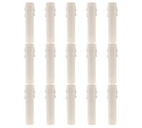 PACKOVE Manchons de Bougie en Plastique Blanc Forme Goutte D'eau 15pcs Protection Contre les Écoulements et Installation Facile pour Cache de Douille de Lustres