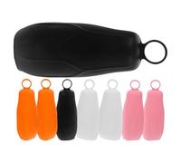 PACKOVE Manchons Étanches en Silicone pour Flacons de Lotion 8pcs, Housses de Voyage Pratiques et Anti-fuite, Design Simple, pour Accessoires D'hygiène en Déplacement