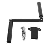 PACKOVE Manivelle de Fenêtre Intérieure en Aluminium Noir, Accessoire Manuel Ergonomique pour Ouverture de Store Roulant, Design Élégant et Large Applicabilité pour Balcons Modernes