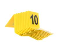 PACKOVE Marqueurs et Documentation Précise de Preuve Jaune en Plastique Échelle pour Collecte Rapide des Preuves pour Jeux D'enquête et Activités en Extérieur