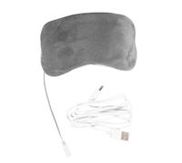 PACKOVE Masque Chauffant Yeux USB Réutilisable Vapeur Apaisante Compresse Thermique pour Soulager la Fatigue Oculaire Relaxation à Domicile Bureau Voyage Soins des Yeux