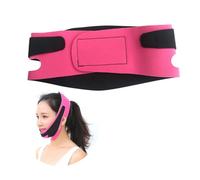PACKOVE Masque Facial Fin Pour Lifting Visage Sangle Menton Muscle Minceur Rose