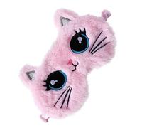 PACKOVE Masque Pour Les Yeux Pour Chats Pour Enfants Cache-oeil Pour Dormir Oeil D'enfant Masque De Sommeil Oculaire Faire La Fête Bandeau Oeillère Endormie Oeil Endormi Peluche Rose