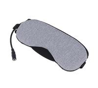 PACKOVE Masque Sommeil Usb Pour Yeux Compresse Chaud Froid Bandeau Pour Maison Et Voyages Auto-stop Gris