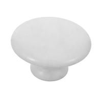 PACKOVE Massage Roller Jade Blanc Tête Champignon Pierre de Massage Froide et Chaude pour Visage Outil Gua Sha Sculptant pour Soin Peau Gonflements