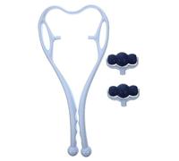 PACKOVE Masseur De Cou Rachis Cervical Indiquer Masseur à Main Outils D'auto-massage Masseur Pour Le Cou Masseurs De Cou à Rouleaux Outil De Massage à Main Sky-blue Abdos