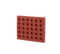 PACKOVE Mini Hexagon Brick Mold Silicone Moulage de Briques Miniatures pour Table à Sable et Construction Miniature Compatible Ciment Argile et Sable Facile à Détacher Nettoyer