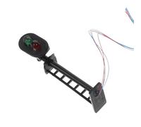 PACKOVE Modèle de Signal de Table à Sable 1:87 en Métal et Abs, Design Réaliste et Léger pour Micro Paysage, Décoration Miniature de Feu de Circulation pour Maquettes