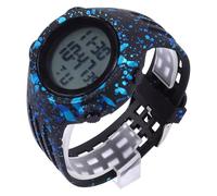 PACKOVE Montre Étudiante Numérique LED Unisexe Étanche 30 Mètres Bracelet Ajustable Montre Électronique pour Garçon et Filles Garçons et Filles Montre-Bracelet pour Usage Quotidien