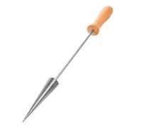 PACKOVE Moule en Graphite Noir Stabilité et Design Ergonomique en Bois pour Outil de Façonnage du Verre et Enjoliveur de Trous pour Lampe et Moulage