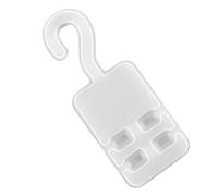 PACKOVE Moule en Silicone Créatif pour Crochet de Rangement DIY | Blanc, Souple et Facile à Nettoyer, pour Loisirs Créatifs en Famille ou Entre Amis