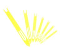 PACKOVE Navettes à Aiguilles pour Filets de Pêche 7 Pièces, Plastique Dur Robuste, Kit D’Outils de Réparation de Filets, Métier à Tisser Manuel, Accessoire Pratique pour Pêche