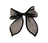 PACKOVE Nœud Pour Cheveux Le Dos Avec Strass Barrette Large Pour Femmes Et Filles Maintient Fermement Les Cheveux Épais Ou Fins