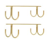 PACKOVE Organisateur de Tasses en Fer 2 Pièces Crochet sous Placard Cuisine, Design Minimaliste, Accès Rapide et Utilisation Multifonctionnelle