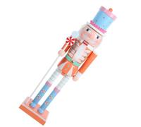 PACKOVE Ornement Casse-Noisette Soldat en Bois Orange, Décor Noël