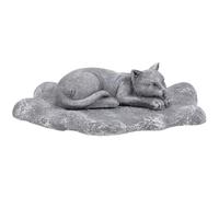 PACKOVE Ornement en Résine pour Tombe De Chat Et Chien Forme Roche Décoratif pour Jardin Et Intérieur