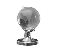 PACKOVE Ornement Globulaire en Cristal Créatif et Pratique, Globe Géographique Décoratif de Bureau Unique pour Maison et Bureau, Effet Décoratif Élégant