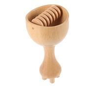 PACKOVE Outil De Massage En Bois Rouleau Ventouse Compact Léger Massage Corporel Thérapie Du Bois Usage Domestique