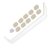 PACKOVE Outil de Mesure Sourcils Pochoir Tracage Sourcils Règle Positionnement Gabarit Dessin Outil Maquillage Pochoir Mise Forme