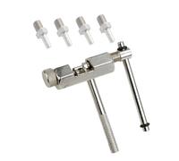 PACKOVE Outil de Réparation de Chaîne de Vélo en Acier 4 Rivets de Rechange Démonte-chaîne pour Vélo de Montagne Route et Fixie Accessoire Précis et Portable